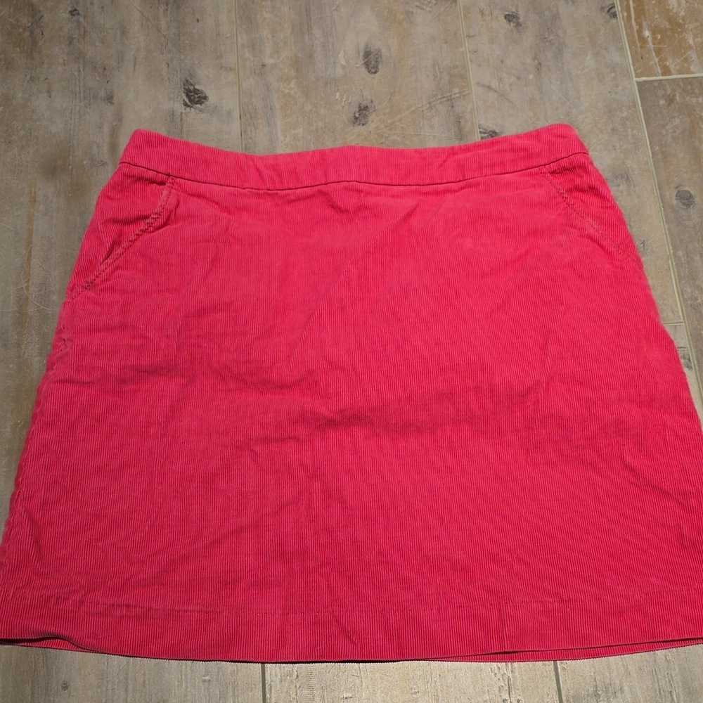 H&M Fuchsia Corduroy Mini Skirt